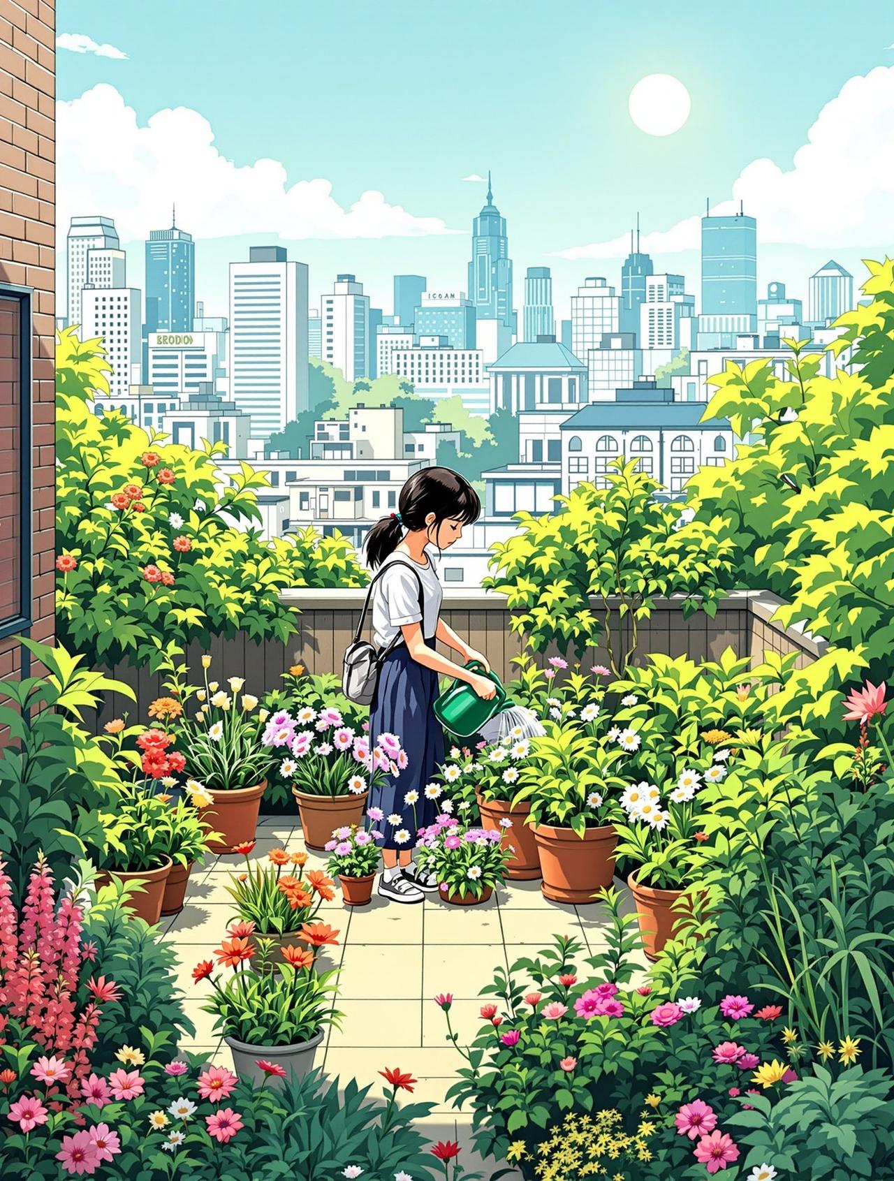 伦理动漫网原创漫画《楼顶花园》- 都市、治愈、日常题材漫画在线阅读